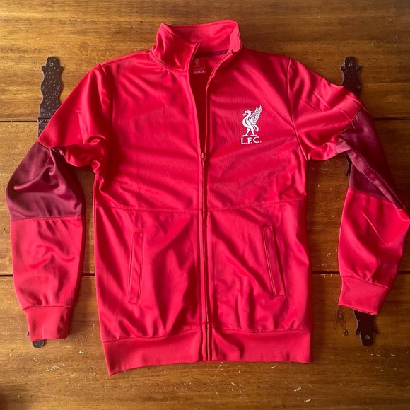 Other - Liverpool FC Official Track Warmup Jacket Kids Size Youth Medium Red